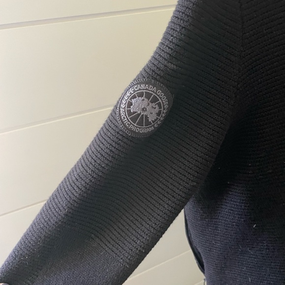 Canada Goose Hybridge Knit Full Zip Puffer - M - Black - Picture 4 of 5